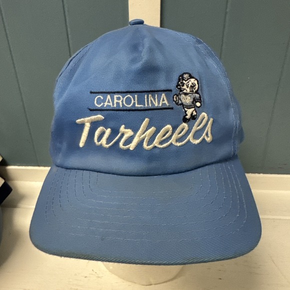 Vintage North Carolina Tar Heels Hat Cap Laser Snapback UNC American Needle - Picture 1 of 6